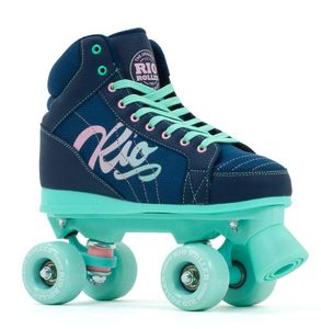 Rio Roller Lumina Quad Skates Rollschuhe navy-green