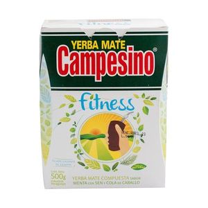 Yerba Mate-Tee Campesino Fitness 500g | Yerba Mate Tee aus Paraguay | Mate-Tee mit Kräuterzusatz | Mate Tee loose leaf 0,5kg