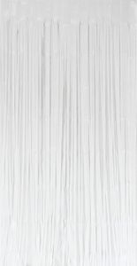 Lametta Vorhang 50x100cm, Farbauswahl:weiß