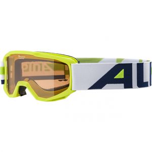 Alpina Kinder Skibrille Schneebrille Piney Singleflex grün
