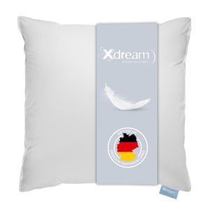 Premium 3-Kammer-Kopfkissen | Daunenkissen | XDREAM | 80 x 80 cm