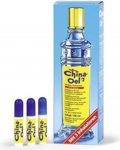 Čínsky olej s 3 inhalátormi 100 ml