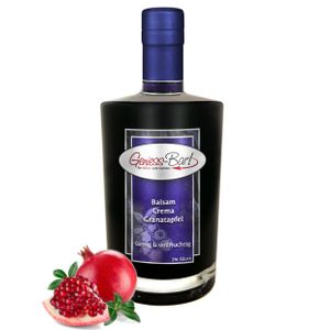 Balsamico Creme Granatapfel 0,35L 3%Säure mit original Crema di Aceto Balsamico di Modena IGP