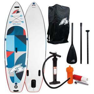 F2 SUP Splash red 11,5" spitz (350cm) Inkl. Tasche, Pumpe, Paddle & Reparaturset