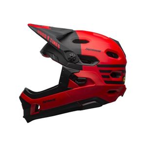 Bell SUPER DH Spherical Fahrradhelm , Farbe:mat/gls red/black fasthouse, Größe:M