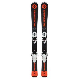 Blizzard Firebird Jr - Jugend Kinder Ski + FDT Jr 4.5 Bindung - 18/19 schwarz/orange, Länge:110cm
