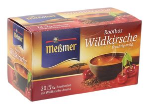 Meßmer Tee Rooibos Wildkirsche fruchtig und milder Geschmack