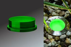 Paulmann Abdeckung für Bodeneinbauleuchten MiniPlus farbig Grün Kunststoff