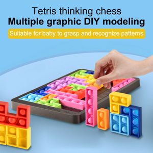 Melario 27X Pop it Tetris Jigsaw Puzzle Toys Anti-stress Bubble Sensory Fidget Toys Set