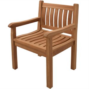 Gartenstuhl Arezzo Teak Massivholz von Teako Design