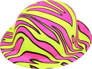 Cooler Partyhut als Trilby- oder Melonenhut, wählen:P-35 Melone pink gelb