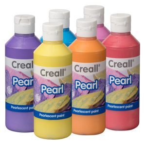 Creall Pearl Perlmuttfarben Set, 6x 250ml