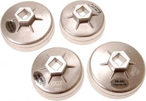 BGS 8384 Ölfilterkappen-Set, 65 - 75 mm