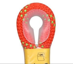 Sicherheitsseil mit Ösen - 60 cm, orange