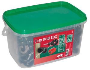 Kerbl Easy Drill Ringisolator EDX, Eimer 90 Stück,  inkl. Einschrauber, 443279/903E