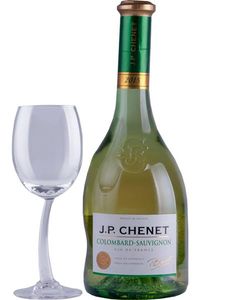 J.P. Chenet Colombard Sauvignon 11,5% 0,75L (F) + Glas