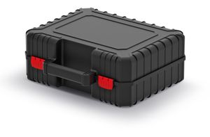 Kufr na nářadí 38,4 × 33,5 × 14,4 cm, s vycpávkou, černá