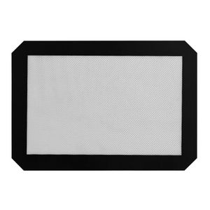 Silikon Backmatte Backfolie Fiberglas 40x30 cm Dauerbackmatte Backunterlage Wiederverwendbar Antihaft Dauerbackpapier Silikonmatte
