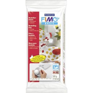 FIMO, Modelliermasse, Knete air basic weiss 500g