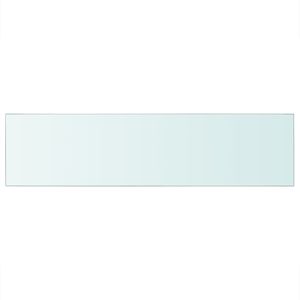 vidaXL Regalboden Glas Transparent 100x25 cm