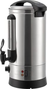 Kuchenka ze stali nierdzewnej Teramo 51008, do grzanego wina, z kranem, termostatem i zabezpieczeniem przed przegrzaniem, 1500 W, 10 l, czajnik, 50 x 23 x 30 cm