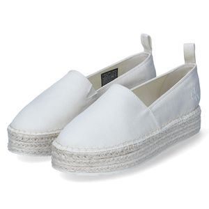 Calvin Klein Jeans damskie buty wsuwane/ espadryle biały tekstylny rozmiar:40