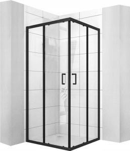 Sprchový Kout Rea Vito Black 80X80