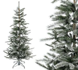 Evergreen Weihnachtsbaum Cedar Frost Kiefer mit Metallständer 180 cm Hoch Ø 99 cm