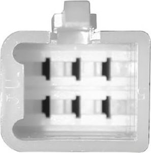 Stecker eckig, 6-polig - weiblich