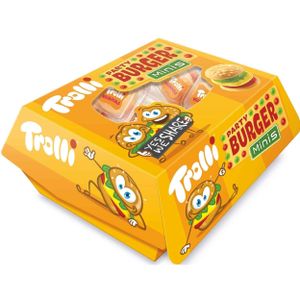 Trolli Party Burger Minis Schaumzucker und Fruchtgummi 15 x 10g 150g