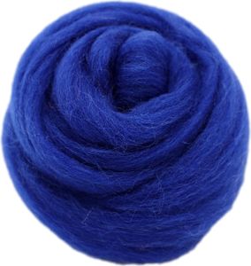 Filzwolle zum Trockenfilzen und Nassfilzen - Farbe Kornblumblau 20gr.