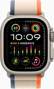 Apple Watch Ultra 2 49mm Orange/Beige Trail Loop - M/L