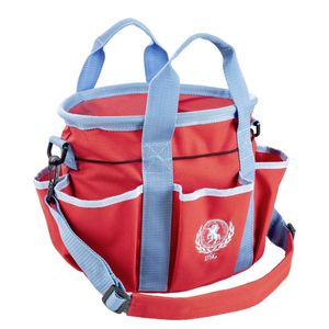 USG Pferdeputztasche Putztasche Pferdeputzbeutel Putzbeutel große Farbauswahl , Farbe:rot/blau