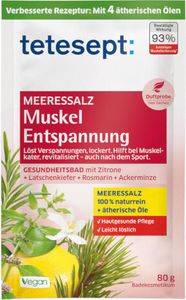 Tetesept, Sól do kąpieli rozluźnienie mięśni, 80g (PRODUKT Z NIEMIEC)