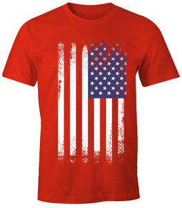 Herren T-Shirt - Amerika Flagge USA - Comfort Fit MoonWorks®  XL