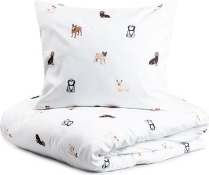 HOMLA POŚCIEL CANE z mikrofibry w pieski 160x200 2*50x60 cm HOMLA POŚCIEL CANE z mikrofibry w pieski 160x200 2*50x60 cm