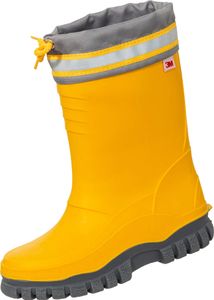 Arktis Kinderwinterstiefel gelb/grau Gr. 26/27