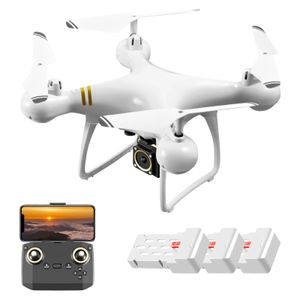 RC-Drohne mit Dual-Kamera 4K RC Quadcopter mit Funktion Flugbahn Flug Headless-Modus One Click Return 360 ¡ã Roll mit 3 Akkus