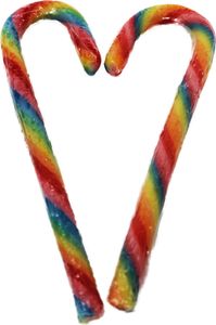 Cukríky Rainbow veľkosť S vychádzkové palice jednotlivo balené 12g