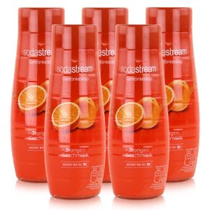 SodaStream Getränke-Sirup Softdrink Orangen Geschmack 440ml (5er Pack)