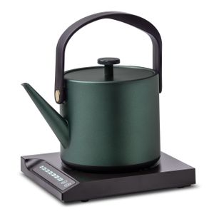 Unold 18217 Blitzkocher Jade, Wasserkocher, 1.000 W, 0,6L – 360° drehbar, mit Warmhaltefunktion, 7 wählbaren Temperaturen (40°C - 100°C) Grün
