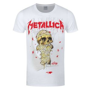 Metallica - "One Landmine" T-Shirt für Herren/Damen Unisex RO891 (L) (Weiß)