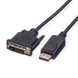 ROLINE DisplayPort Kabel DP ST - DVI ST, schwarz, 3 m
