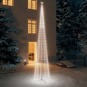 Möbel Weihnachtsbaum in Kegelform 752 LEDs Deko Kaltweiß 160x500 cm - Weihnachtsgirlanden 328723