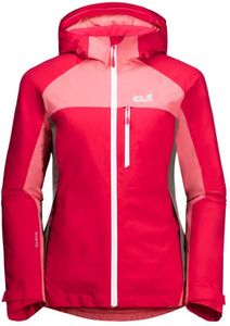 JACK WOLFSKIN EAGLE PEAK INSULATED JKT W clear red clear red S