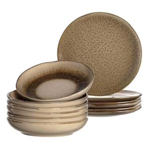 LEONARDO Keramikgeschirr-Set Matera 12tlg. beige, 026045