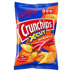 Crunchips x-krojone ostre i pikantne 140g