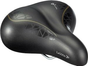 Selle Royal Touren-City-Sattel "Show-Gel", mit Elastomer-Federung, schwarz; 6469