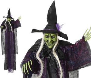Wisząca wiedźma Halloween (130 cm) 130 cm