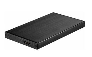 NATEC RHINO GO Gehäuse USB 3.0 für 2,5'' SATA HDD/SSD, schwarzes Aluminium